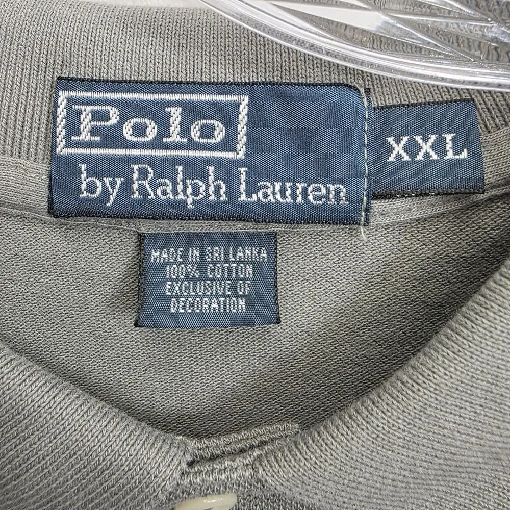 Polo Ralph Lauren Polo Mesh Shirt Gray Men’s Size XXL NWT